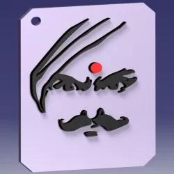 Bharathiyar Key chain