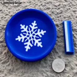 Coaster Winter (Snowflake) - multicolor