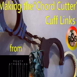 "Cord Cutter" Cuff Links - from Death Stranding