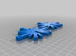 Creeper and Tools/Weapons Minecraft Snowflake Ornaments