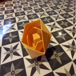 Cube inside a Dodecahedron inside a Icosahedron