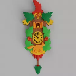 Cuckoo Clock - Remixed for common quartz clock movement.