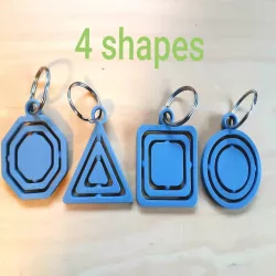 Customizable Gyro Keychain