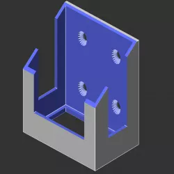 Customizable Power Brick Mounting Bracket