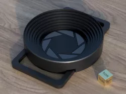 Deprecated - Lens Cap Holder for Canon/Nikon DSLRs (50mm, 52mm, 58mm, 62mm, 67mm, 72mm, 77mm & 82mm filter diameter)