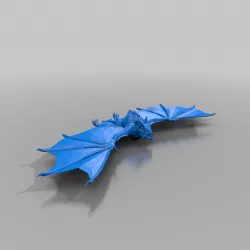 dire bat in flight - dnd monster
