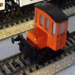 DSB Traktor 57 - Olsen Banden Lokomotive H0 - Gauge