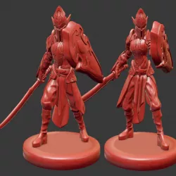 Elf Soldier Miniatures
