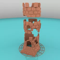 Floating Castle for Aquarium