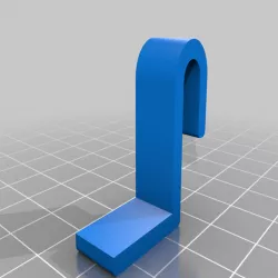 Glue-on shelf hook