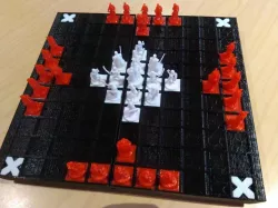 Hneftafl - The Viking Game. No supports.