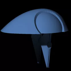 Independence Day alien mothership scaled one in ten million