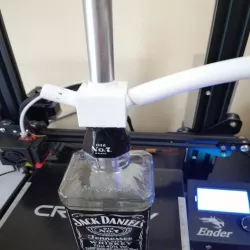 Jack Daniels hookah adapter, bottle hookah adapter, DIY hookah