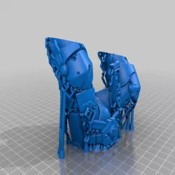 "Jazza's Warhammer 40k Space Marine Sculpture" STL versions