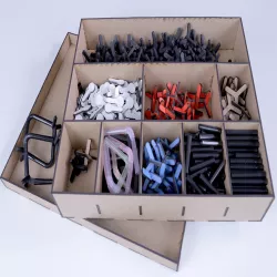 Low cost laser cut molecular model 