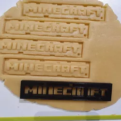 Minecraft cookie cutter