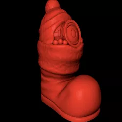 Minion Boot Christmas (Easy print no support)