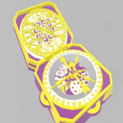 Multi-Material Alethiometer Clockwork