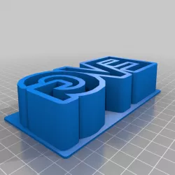 My Customized Custom Text Cookie Cutter