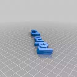My Customized iamburny's  Text - Name Keyring / Keyfob