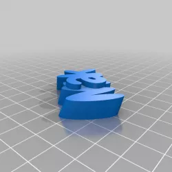 My Customized iamburny's v2  Text - Name Keyring / Mack Loop
