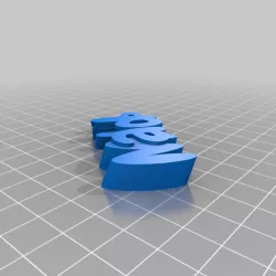 My Customized iamburny's v2  Text - Name Keyring / Maddy Loop