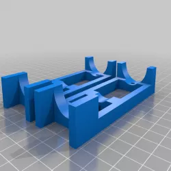 My Customized Parametric Drill Guide for Z-axis Pipes Mostly Printed CNC