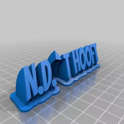 N.D. 't Hooft