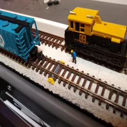 N Scale Dragging Equipment Detector