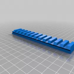Nerf picatiny rail