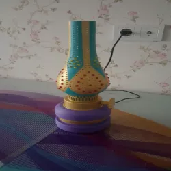 oil lamp with led 