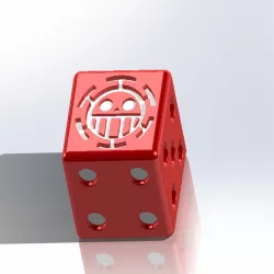 One Piece Dices - Luffy & Trafalgar Law Logo