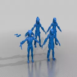 predators - scale model - tm - by request for cosplay