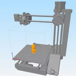 Prusa mini Bed simplify 3D