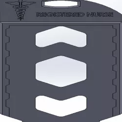 Registered Nurse Badge or ID Holder