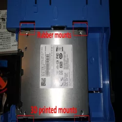 Replacement hard drive mounts for Dell OptiPlex 5050 (and similar) SFF PCs