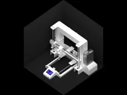Reppy - self-replicating 3D printer made in Blender!