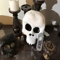 Scary-cute skeleton mask