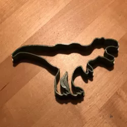 T-rex cookie cutter