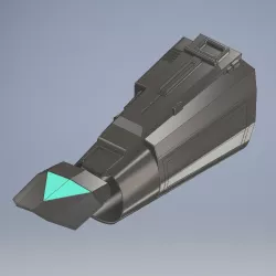 The Mandalorian beskar armor right arm