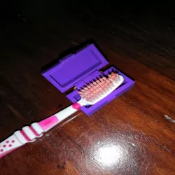 Toothbrush travel top cover