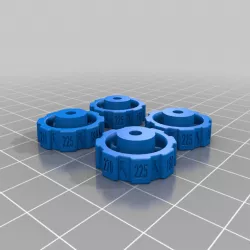 Tronxy XY-2 Bed knobs
