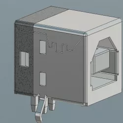 Type B USB Port / Puerto USB tipo B