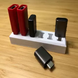 USB Stick Type A and Type C Holder