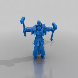 Warrior Priest - empire - tm - low poly