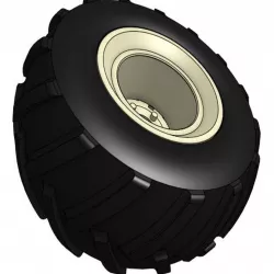 1/25 Garden Tractor Model Tires and Wheels