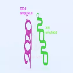 2020 earring set (two files !)