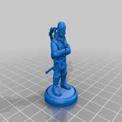28mm_Rock_halforc_bard