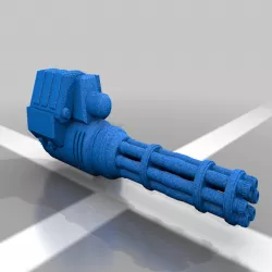 28mm Suppressive Gatling Cannon Turret