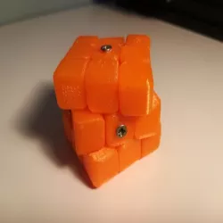 3D printed 3x3 twisty puzzle (rubik's cube)